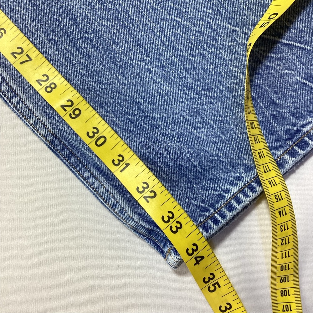 Abercrombie & Fitch Low-Rise Ultra Loose Light Blue Denim Jeans - Picture 11 of 13